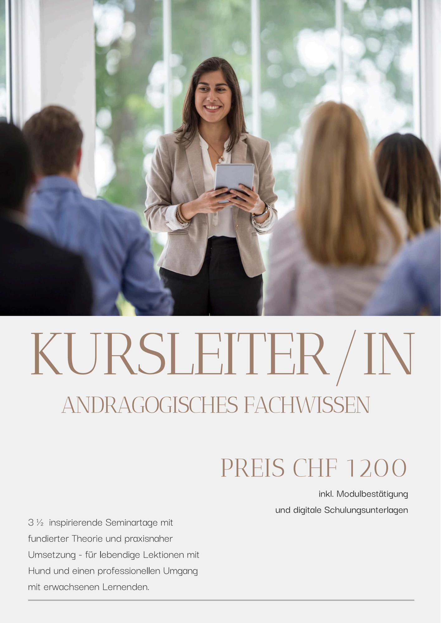 Modul: Andragogik – Kursleiter/In