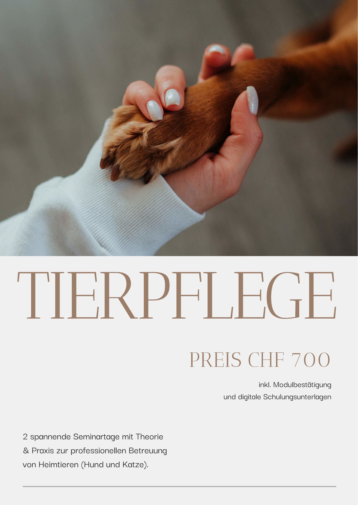 Modul: Tierpflege